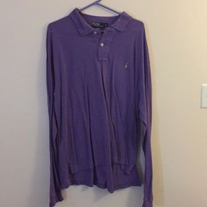 Polo long sleeve collared shirt